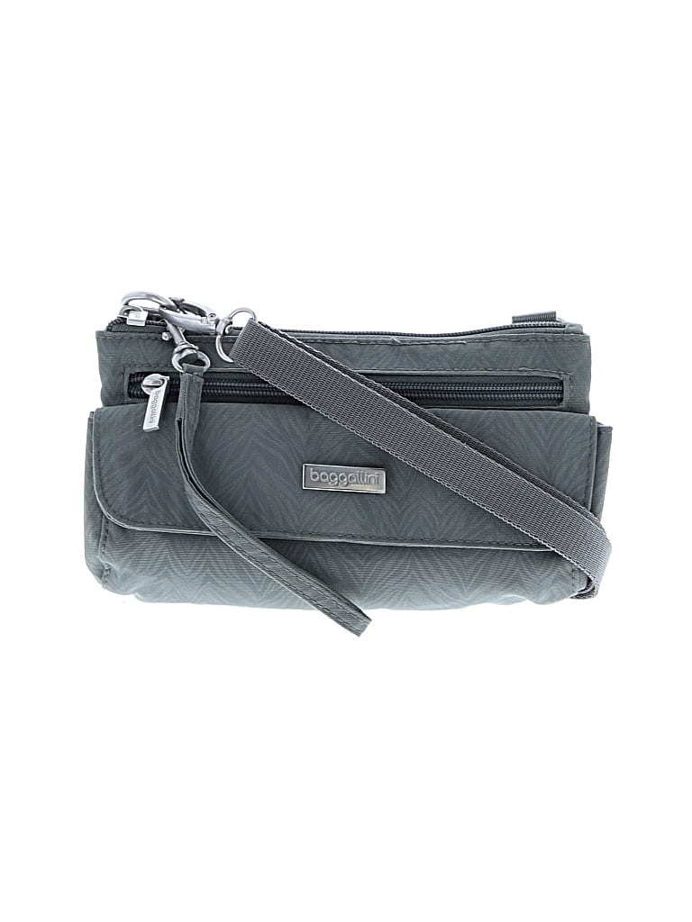 Pre-owned Baggallini Crossbody Bag In Gray