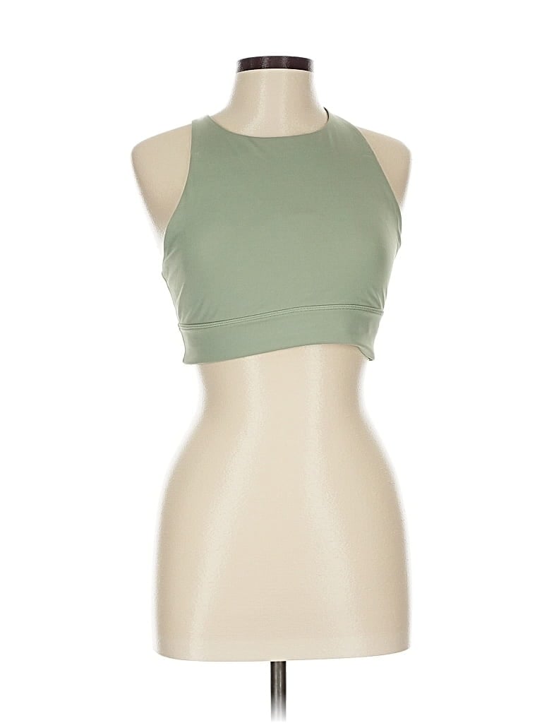 Pre-owned Lululemon Athletica Tank Top Teal Halter Neckline Tops In Blue