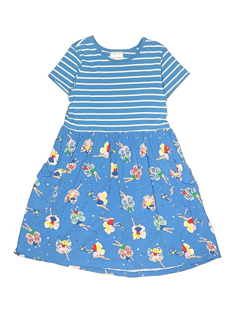 Pre-owned Hanna Andersson Kids' Dress In Blue