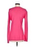 DKNYC Solid Pink Long Sleeve Blouse Size S - photo 2