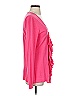 DKNYC Solid Pink Long Sleeve Blouse Size S - photo 4