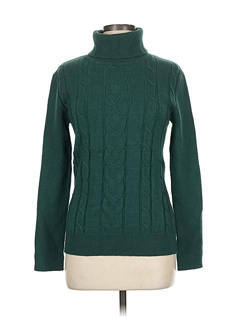 Pre-owned Unbranded Turtleneck Sweater In Blue