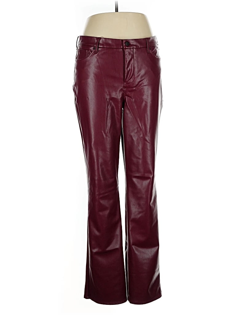 Pre-owned Nydj Casual Pants In Burgundy