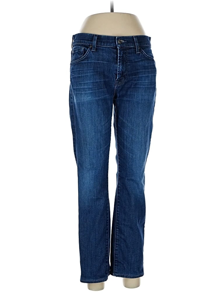 Pre-owned 7 For All Mankind Jeans In Blue
