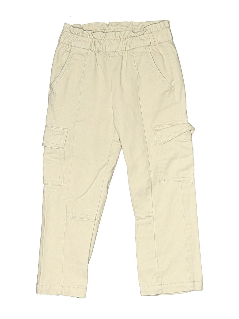 Pre-owned Baby Gap Kids' Cargo Pants In White