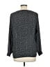 Banana Republic 100% Polyester Polka Dots Black Long Sleeve Blouse Size L - photo 2