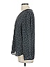 Banana Republic 100% Polyester Polka Dots Black Long Sleeve Blouse Size L - photo 5