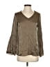 Drew Brown Long Sleeve Blouse Size XS - photo 1