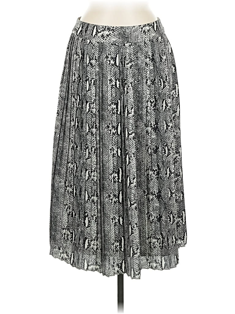 Pre-owned J.crew Factory Store Casual Skirt In Silver