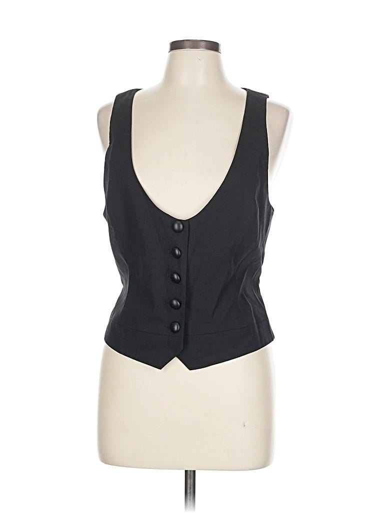 Pre-owned Banana Republic Factory Store Tuxedo Vest In Black