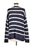 Caslon Stripes Blue Pullover Sweater Size M - photo 2