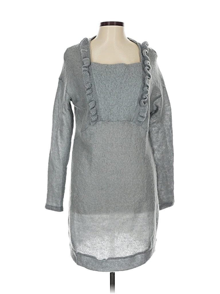 Pre-owned Assorted Brands Casual Dress In Gray