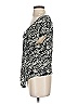 Waverly Grey Black Short Sleeve Top Size S - photo 5