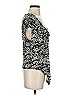 Waverly Grey Black Short Sleeve Top Size S - photo 4