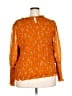 Terra & Sky 100% Polyester Orange 3/4 Sleeve Blouse Size 4X - photo 2