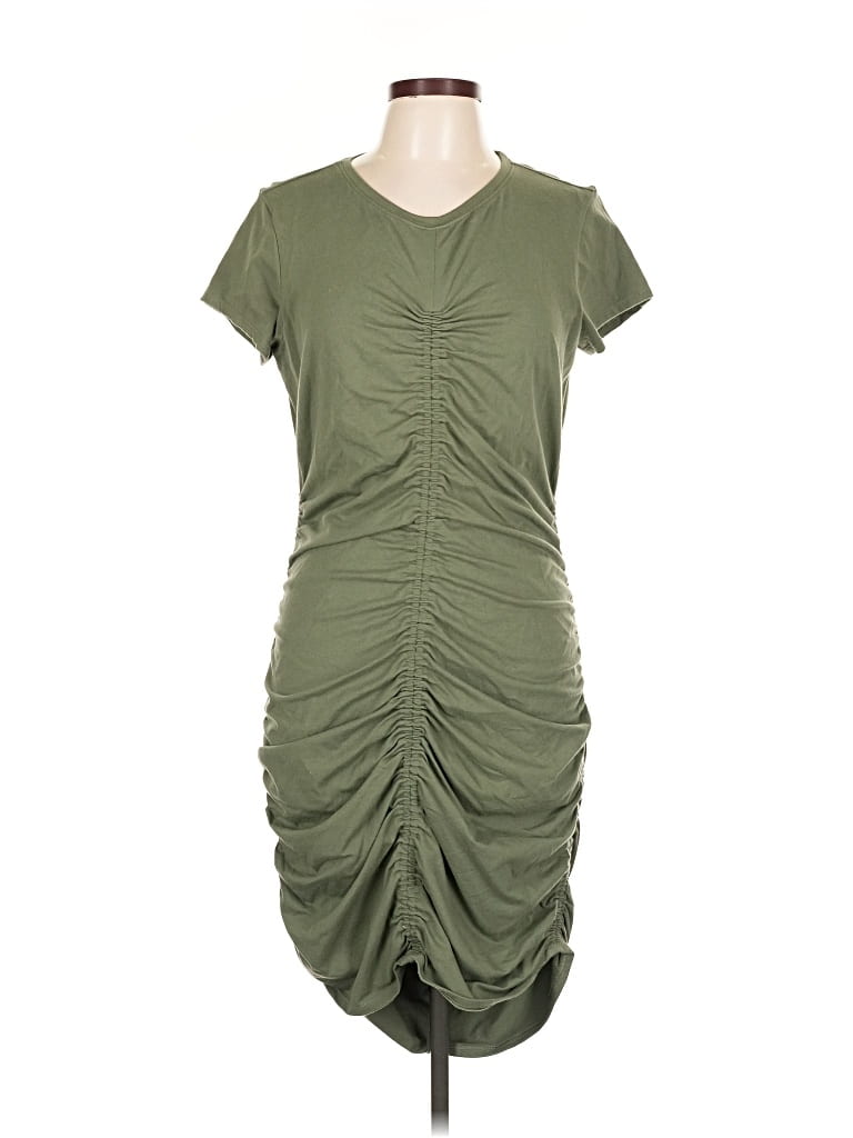 Pre-owned Express Casual Dress In Green
