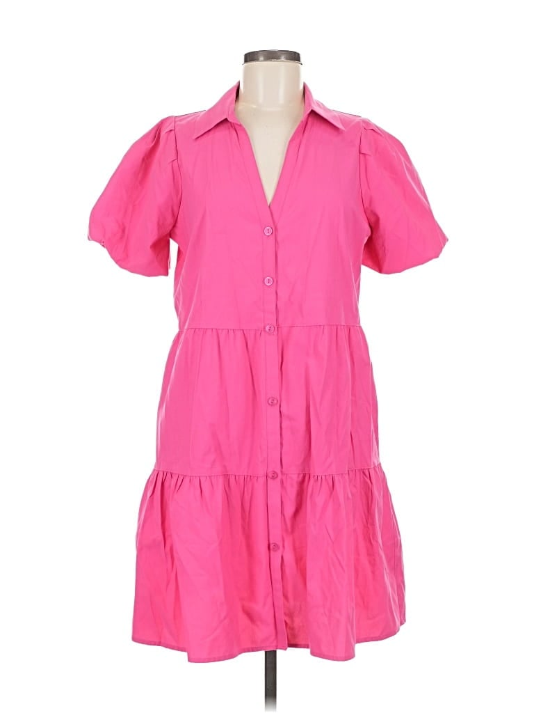 Pre-owned Brochu Walker Casual Dress In Pink