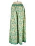 Devi 100% Polyester Paisley Green Casual Pants One size - photo 2
