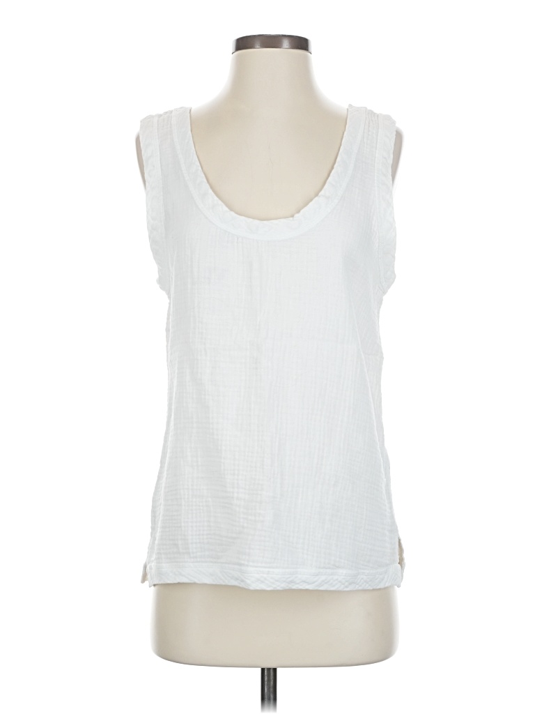 Pre-owned Faherty Sleeveless T-shirt In White