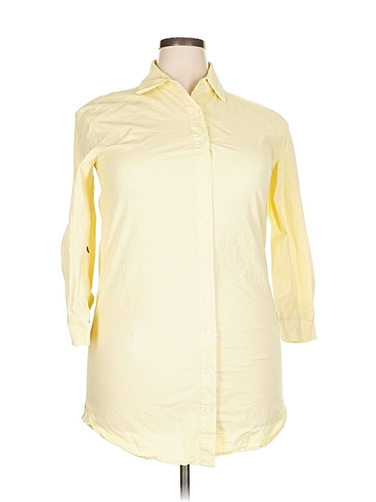 Pre-owned Saunders Collective Casual Dress In Yellow