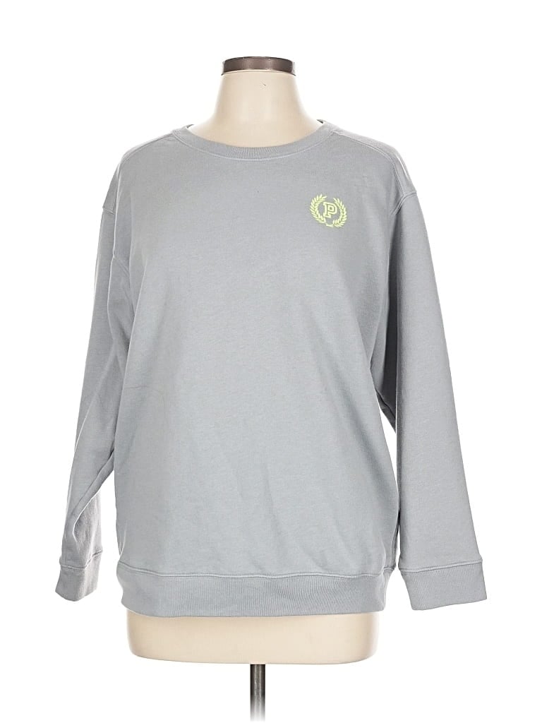 Pre-owned Victoria's Secret Pink Sweatshirt In Gray