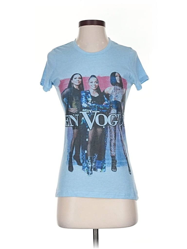 Pre-owned Next Level Apparel Short Sleeve T-shirt In Blue