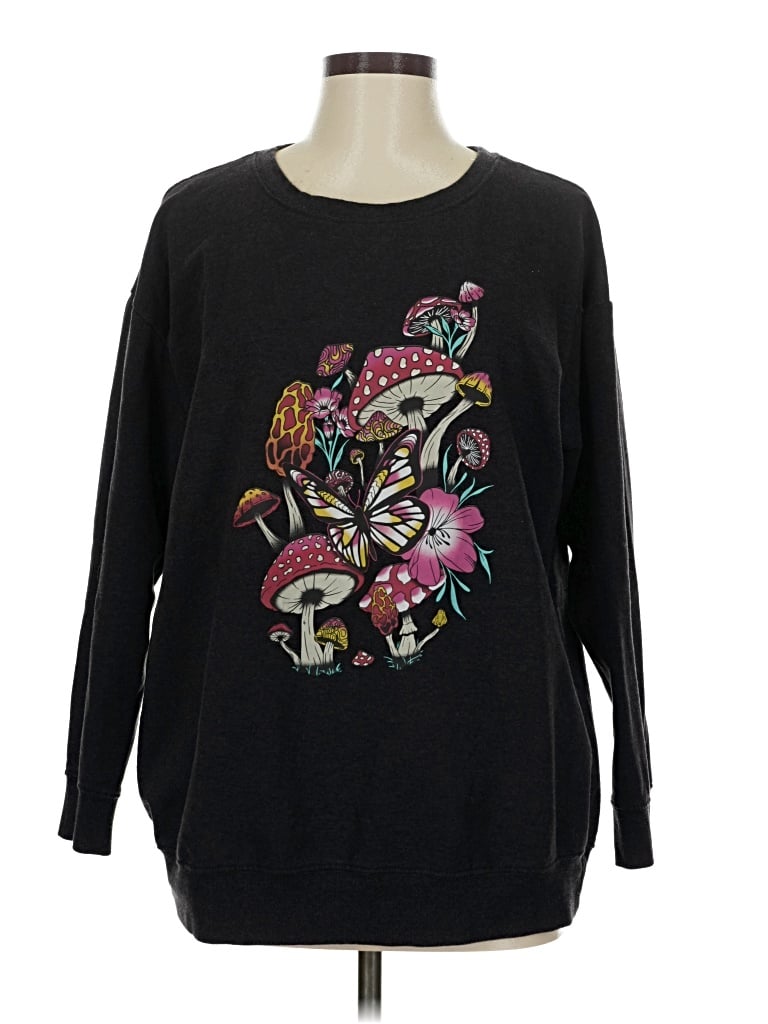 Pre-owned Torrid Pullover Sweater In Black