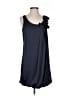 H&M 100% Polyester Solid Black Casual Dress Size 4 - photo 1