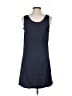 H&M 100% Polyester Solid Black Casual Dress Size 4 - photo 2