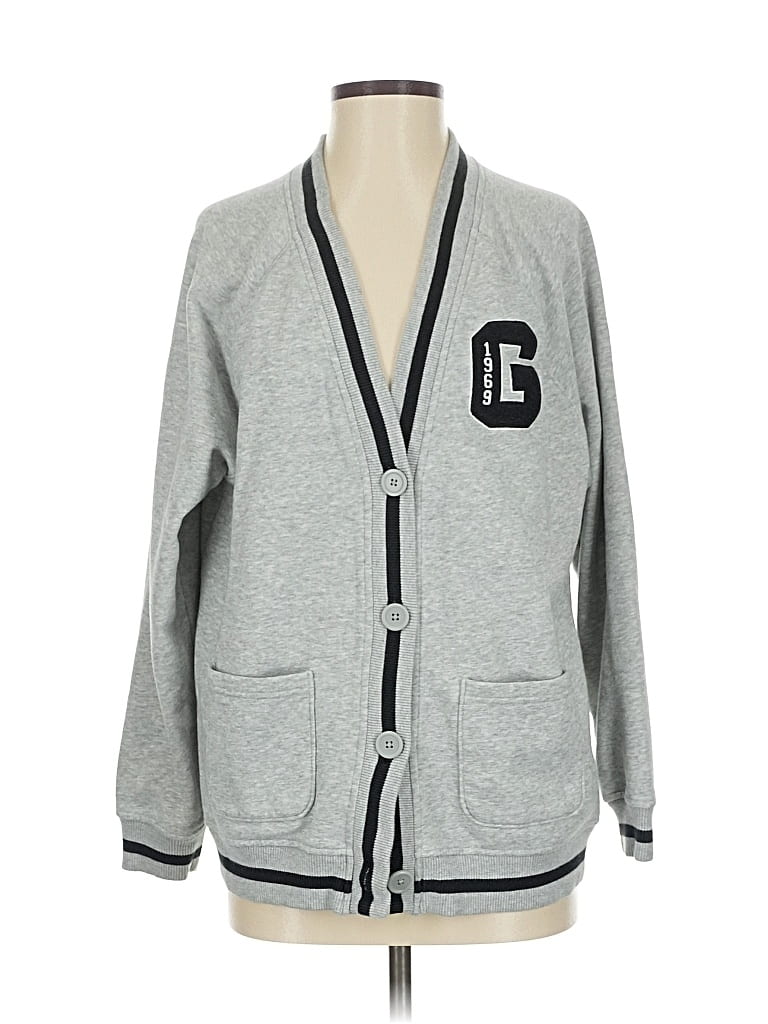 GAP Pre-owned Cardigan Sweater In Gray