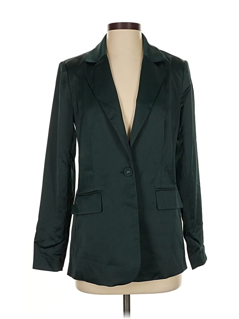 Pre-owned Marled Blazer Jacket In Green
