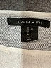 Tahari Checkered-gingham Gray White Pullover Sweater Size L - photo 7
