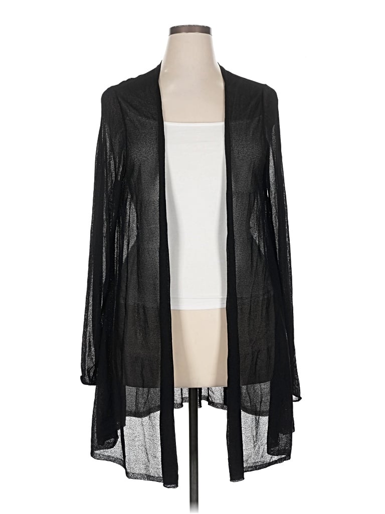 Pre-owned Eileen Fisher Kimono In Black
