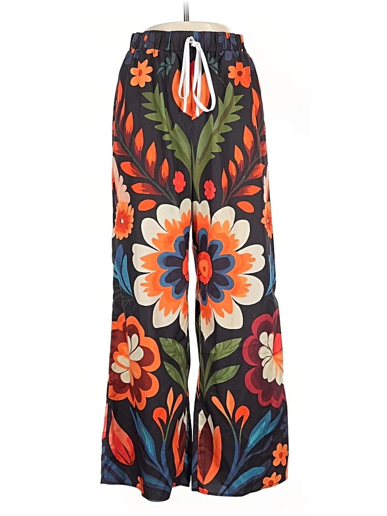 Pre-owned Unbranded Casual Pants In Orange