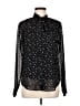 MICHAEL Michael Kors Stars Black Long Sleeve Blouse Size M - photo 1
