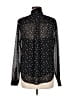 MICHAEL Michael Kors Stars Black Long Sleeve Blouse Size M - photo 2
