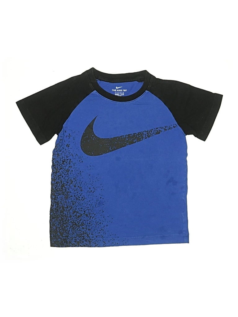 Pre-owned Nike Kids' Short Sleeve T-shirt In Blue