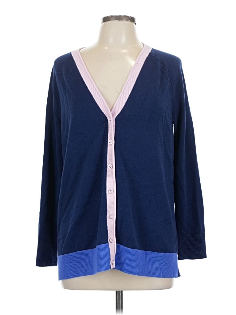 Pre-owned Talbots Cardigan Sweater In Blue
