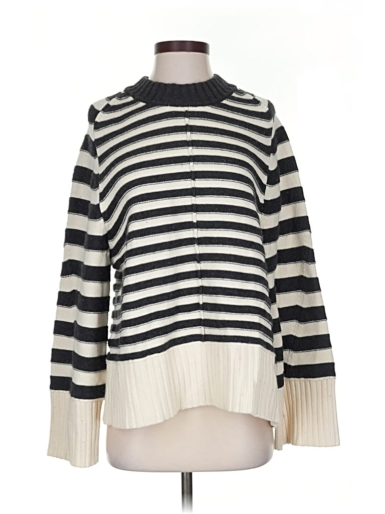 Pre-owned Maeve Pullover Sweater In White
