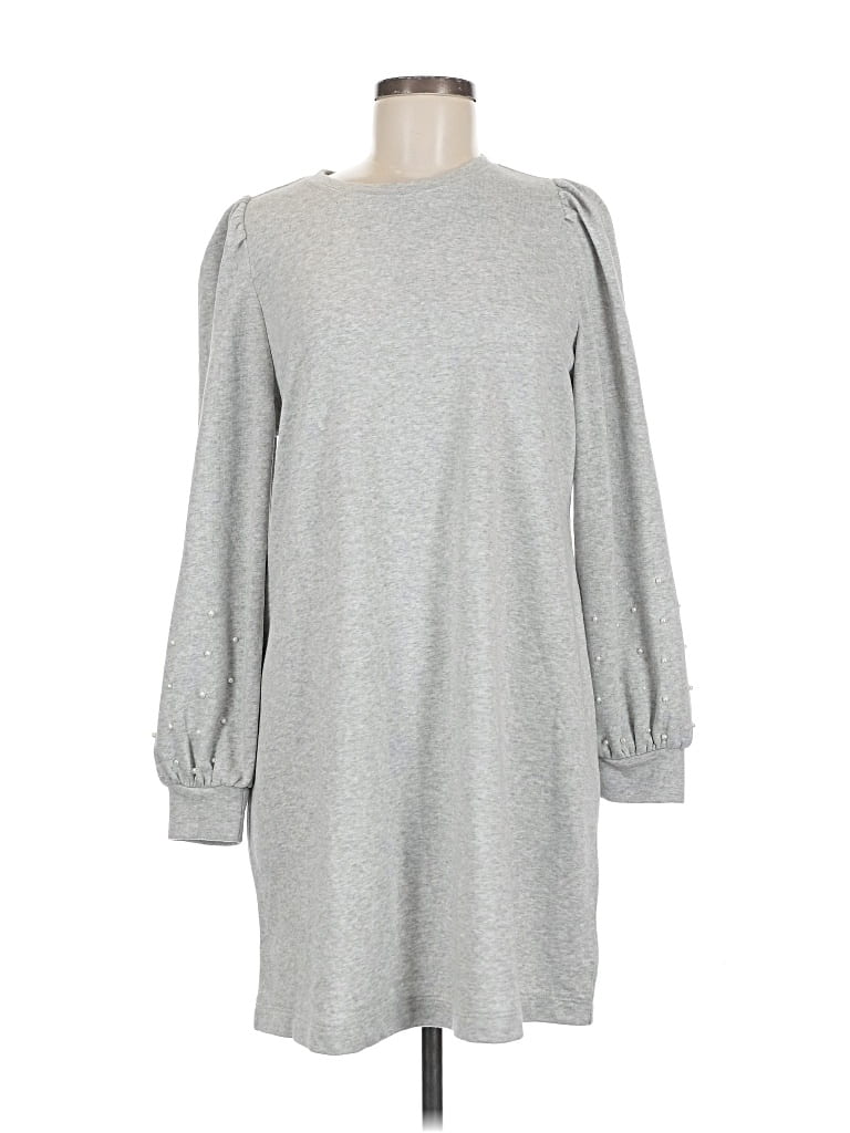 Ann Taylor Loft Casual Dress In Gray