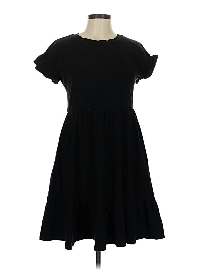 Pre-owned Lulus Casual Dress In Black