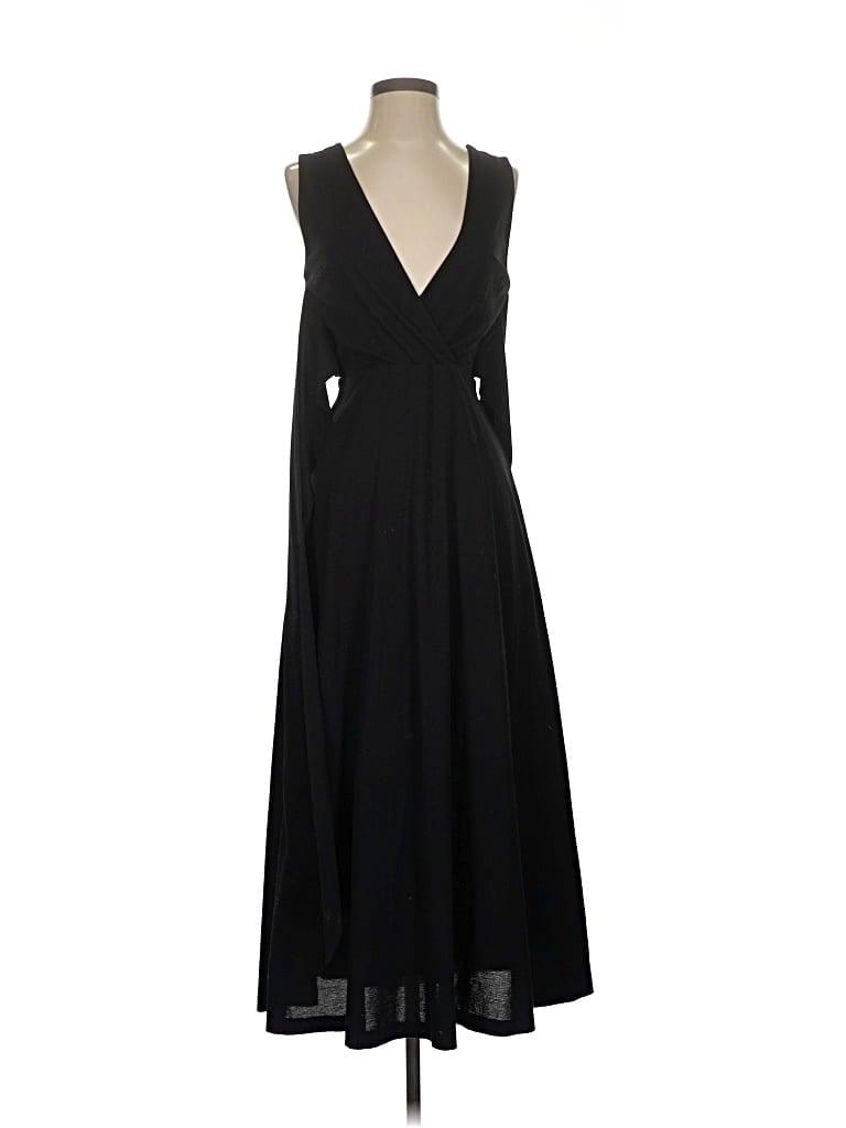 Pre-owned Massimo Dutti Casual Dress In Black