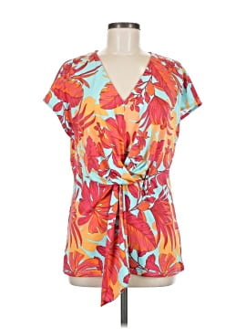 Tahari By Asl Short Sleeve Blouse
