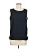 Tahari 100% Polyester Black Sleeveless Blouse Size MedEstimated - photo 1