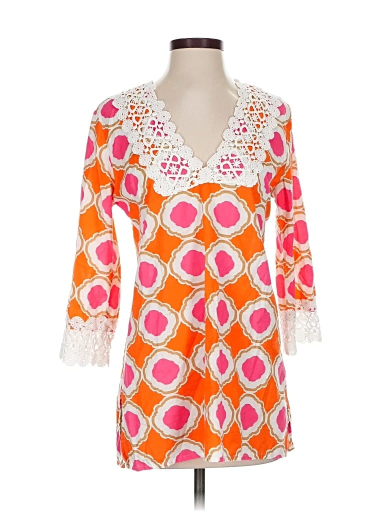 Pre-owned Mud Pie Casual Dress In Orange