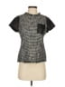 Rebecca Taylor Black Short Sleeve Blouse Size S (estimated) - photo 1