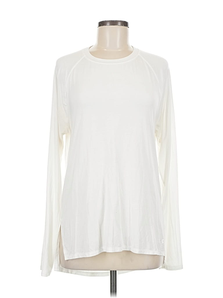 Pre-owned Under Armour Long Sleeve T-shirt In White