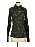 Under Armour Green Black Long Sleeve Polo Size s - photo 1