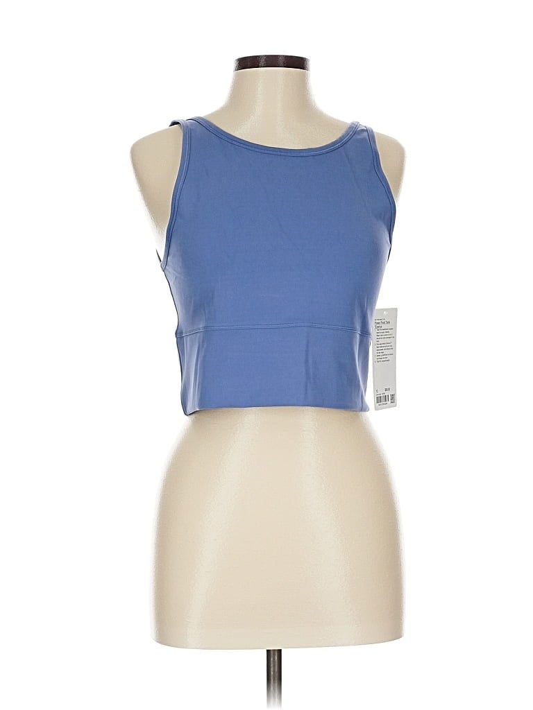 Lululemon Athletica Sleeveless Top Blue Strapless Neckline Tops