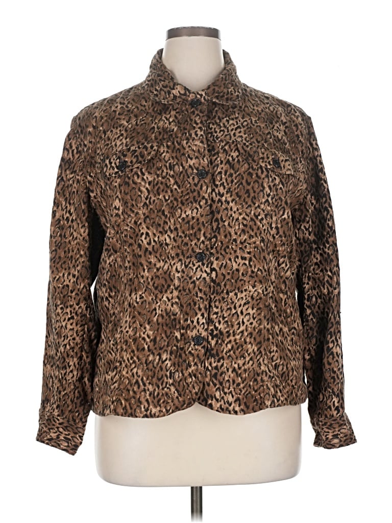 Pre-owned Chico's Jacket In Brown